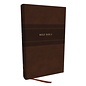 NKJV Large Print Personal Size Reference Bible, Brown Leathersoft, Indexed