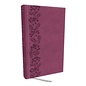 NKJV Large Print Personal Size Reference Bible, Pink Leathersoft, Indexed