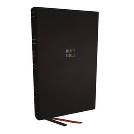 NKJV Single-Column Reference Bible, Black Bonded Leather
