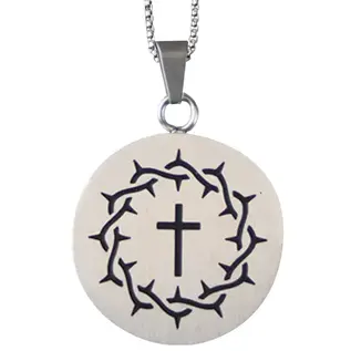 Necklace - Crown Cross