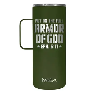 Stainless Steel Mug - Put on the Full Armor of God (22 oz)