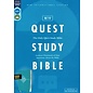 NIV Quest Study Bible, Teal Leathersoft, Indexed