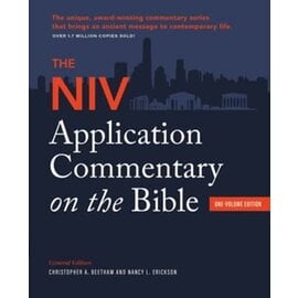 COMING JULY 2024 The NIV Application Commentary on the Bible: One-Volume Edition, Hardcover