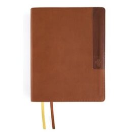 NIV Large Print Journal the Word Bible, Brown Leathersoft