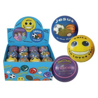 Individual Soft, Squeezable Bouncy Ball, Assorted