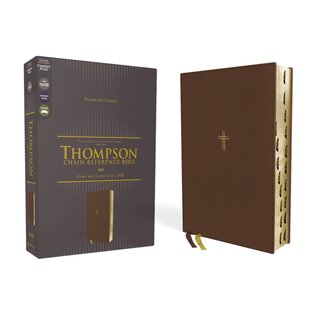NASB Thompson Chain-Reference Bible, Brown Leathersoft, Indexed