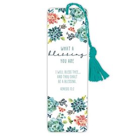 Bookmark - What A Blessing You Are, Genesis 12:2, w/Tassel
