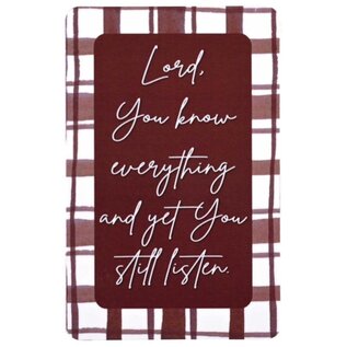 Pocket Card - Lord You Know Everything