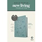 NLT Thinline Reference Bible, Floral Leaf Teal LeatherLike (Filament)