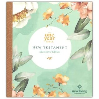 NLT The One Year Bible: New Testament, Illustrated Edition, Floral Paradise Paperback