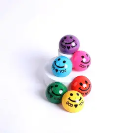 Individual Smile Face Popper, God Loves You, Assorted Colors