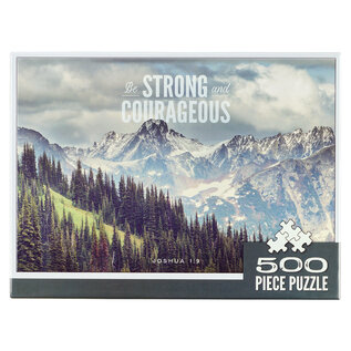 Jigsaw Puzzle - Be Strong and Courageous (500 Pieces)