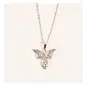 Necklace - Celtic Angel Pendant, Silver 18"