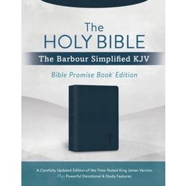 KJV Simplified Bible: The Bible Promise Book Edition, Navy Cross DiCarta