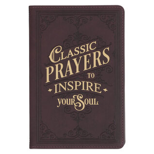 Classic Prayers to Inspire Your Soul (Terry Glaspey), Brown Faux Leather