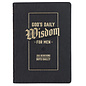 God's Daily Wisdom For Men: 365 Devotions (Boyd Bailey), Brown Faux Leather