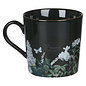 Mug - Strength and Dignity, Black Floral