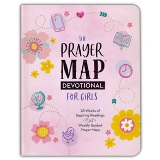 The Prayer Map Devotional For Girls, Pink Hardcover