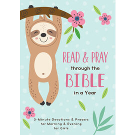 Read and Pray through the Bible in a Year: 3-Minute Devotions & Prayers for Morning & Evening for Girls (Jean Fischer), Paperback