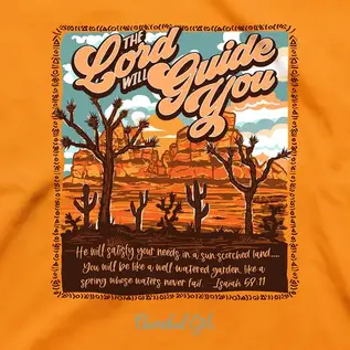T-shirt - CG The Lord will Guide You, Orange