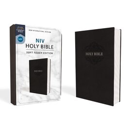 NIV Holy Bible, Soft Touch Edition, Black Leathersoft