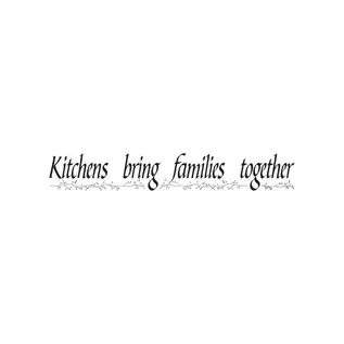 BorderBytes Wall Sticker - Kitchens Bring Families Together