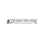 BorderBytes Wall Sticker - God Bless This Home