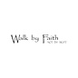 BorderBytes Wall Sticker - Walk by Faith Not By Sight