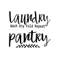 BorderBytes Wall Stickers - Laundry/Pantry, Petites