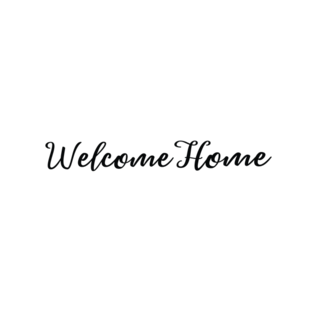 BorderBytes Wall Sticker - Welcome Home