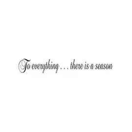 BorderBytes Wall Stickers - To Everything there is a Season