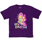 Kids T-shirt - New Creation, Purple Butterfly
