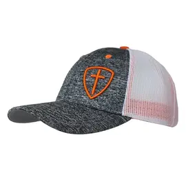 Hat - Gray Cross Shield