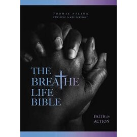 NKJV The Breathe Life Bible, Purple Leathersoft