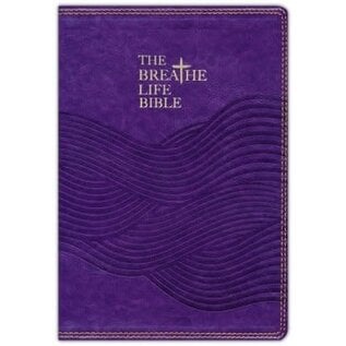 NKJV The Breathe Life Bible, Purple Leathersoft