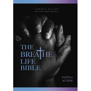 NKJV The Breathe Life Bible, Black Leathersoft, Indexed