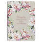 NLT Everyday Devotional Bible for Women, Pearlized Gray Floral Faux Leather