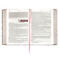 NLT Everyday Devotional Bible for Women, Pearlized Gray Floral Faux Leather