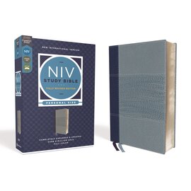 NIV Personal Size Study Bible: Fully Revised Edition, Navy/Blue Leathersoft