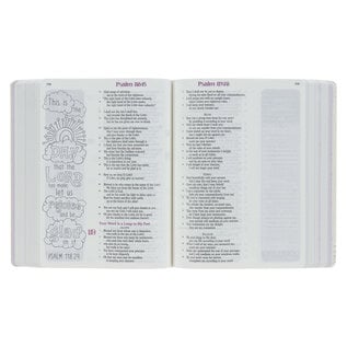 ESV My Creative Bible for Girls, Pink Floral Heart Flexcover