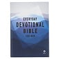 NLT Everyday Devotional Bible for Men, Blue Mountain Flexcover