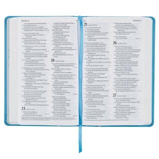 NLT Baby Keepsake Bible, Blue Faux Leather