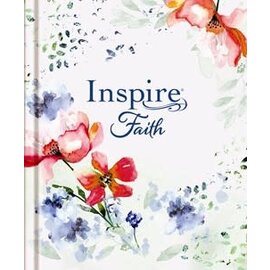 NLT Large Print Inspire FAITH Bible , Wildflower Meadow Hardcover