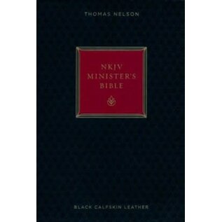 NKJV Minister's Bible, Black Genuine Leather