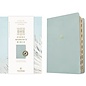 NLT Every Woman’s Bible, Sky Blue LeatherLike, Indexed (Filament)