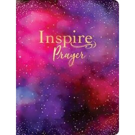 NLT Giant Print Inspire Prayer Bible, Purple LeatherLike (Filament)