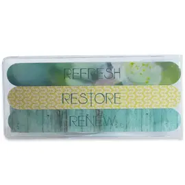 Emery Boards - Renew Restore Refresh, 3 Pack