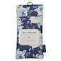 Double Eyeglass Case - Strength & Dignity, Blue Floral