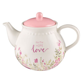 Teapot - Faith Hope Love