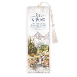 Bookmark - Be Strong, Tassel